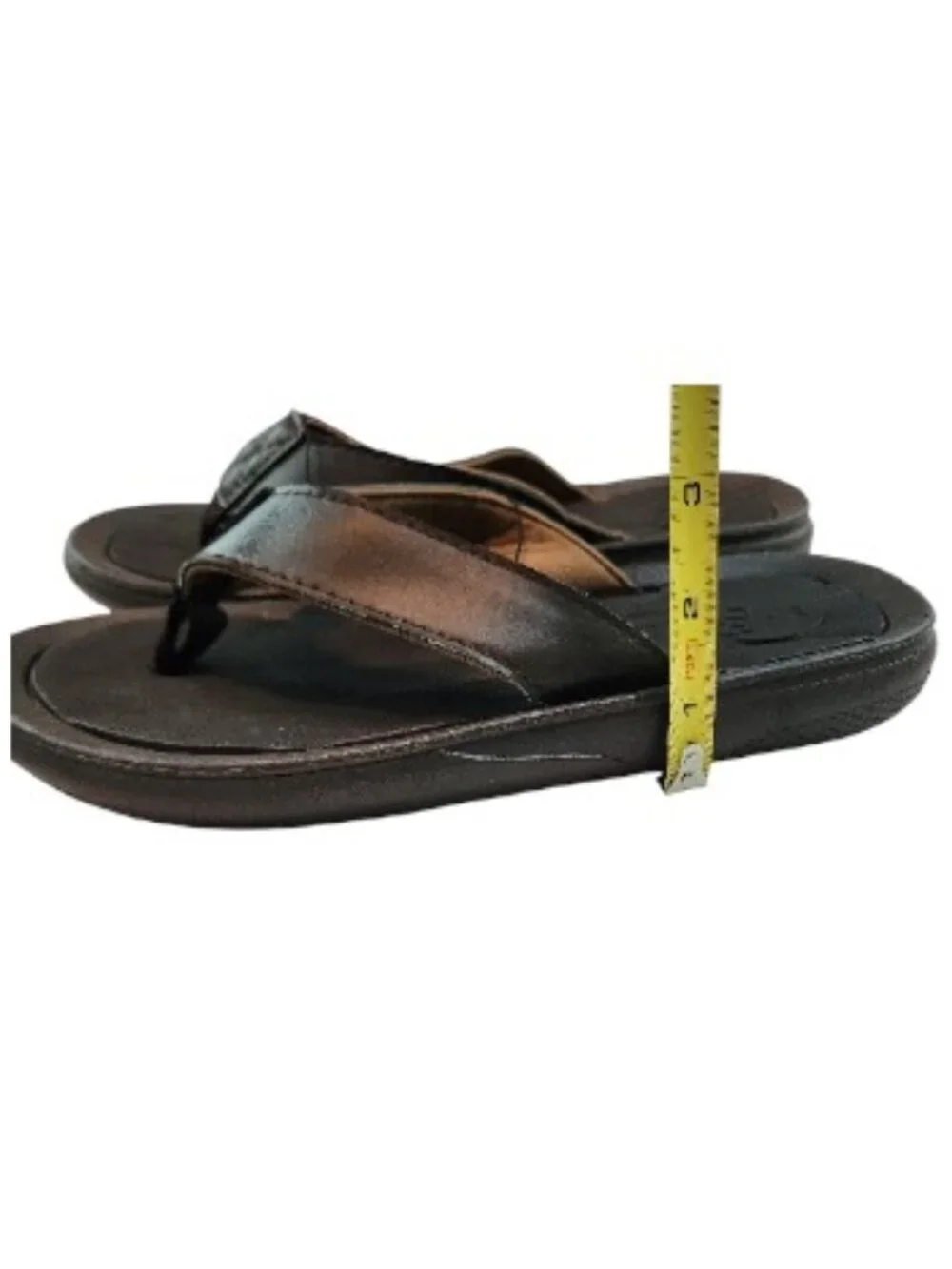 OT Revolution Men's Flip Flops Sandals Shoes Brown Size 7/8